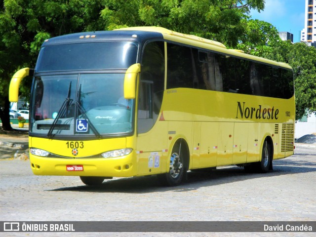 Viação Nordeste 1603 na cidade de Fortaleza, Ceará, Brasil, por David Candéa. ID da foto: 7375380.