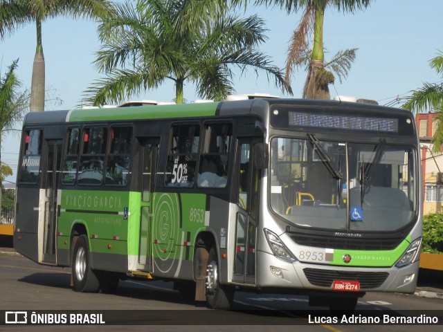 Viação Garcia 8953 na cidade de Londrina, Paraná, Brasil, por Lucas Adriano Bernardino. Número da foto: #7375743.