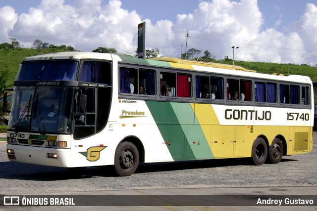 Empresa Gontijo de Transportes 15740 na cidade de Perdões, Minas Gerais, Brasil, por Andrey Gustavo. Número da foto: #7374427.