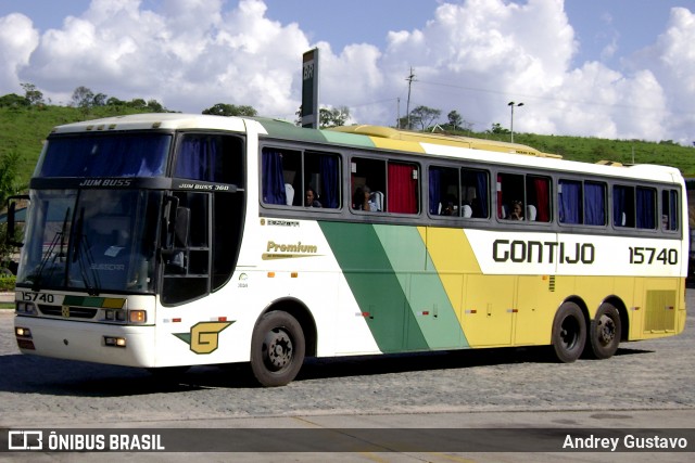 Empresa Gontijo de Transportes 15740 na cidade de Perdões, Minas Gerais, Brasil, por Andrey Gustavo. ID da foto: 7374427.