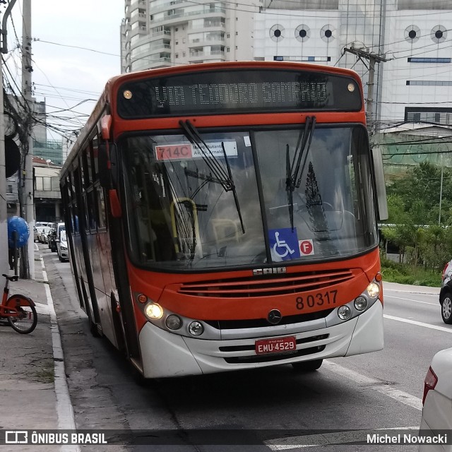 TRANSPPASS - Transporte de Passageiros 8 0317 na cidade de São Paulo, São Paulo, Brasil, por Michel Nowacki. Número da foto: #7375240.