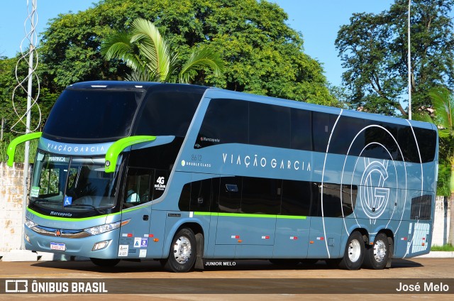 Viação Garcia 8612 na cidade de Maringá, Paraná, Brasil, por José Melo. ID da foto: 7375848.