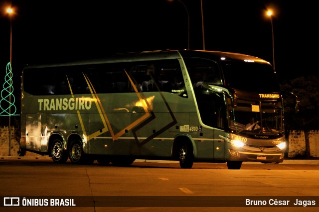 Transgiro Turismo 4810 na cidade de Maringá, Paraná, Brasil, por Bruno César  Jagas. Número da foto: #7376019.