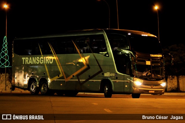 Transgiro Turismo 4810 na cidade de Maringá, Paraná, Brasil, por Bruno César  Jagas. ID da foto: 7376019.