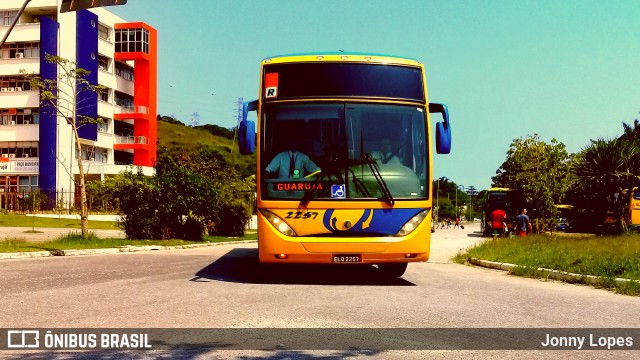 Viação Ultra 2257 na cidade de Guarujá, São Paulo, Brasil, por Jonny Lopes. ID da foto: 7376961.