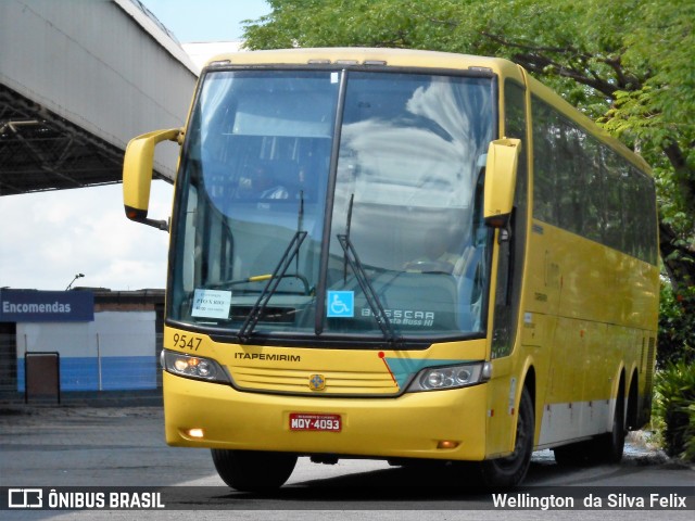 Viação Itapemirim 9547 na cidade de Vitória, Espírito Santo, Brasil, por Wellington  da Silva Felix. Número da foto: #7376948.