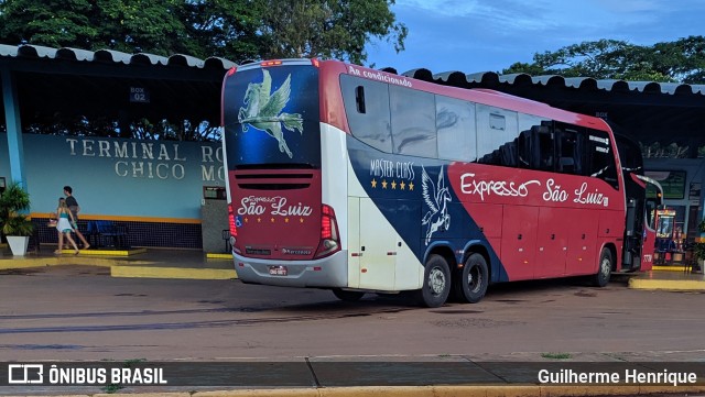 Expresso São Luiz 7770 na cidade de Chapada dos Guimarães, Mato Grosso, Brasil, por Guilherme Henrique. Número da foto: #7374859.