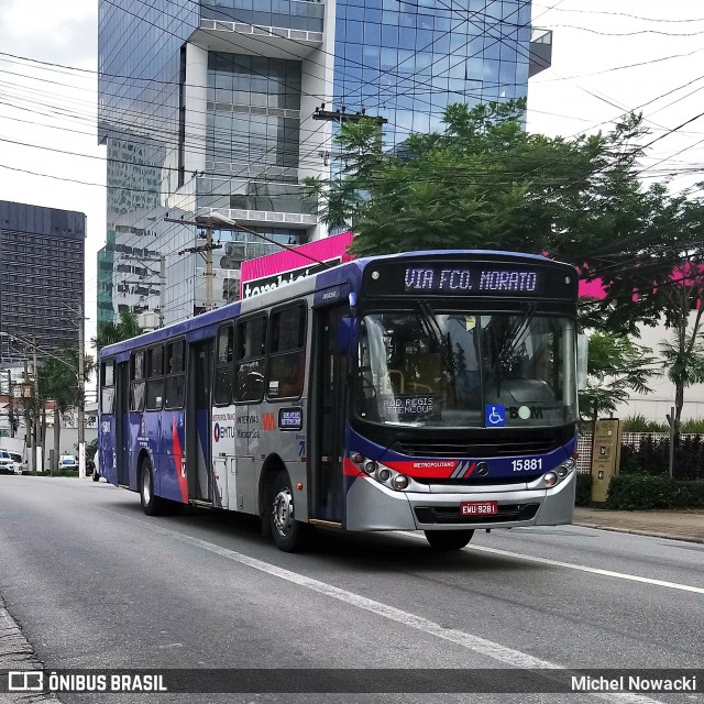 Viação Miracatiba 15.881 na cidade de São Paulo, São Paulo, Brasil, por Michel Nowacki. ID da foto: 7375276.