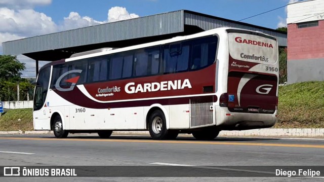 Expresso Gardenia 3160 na cidade de Formiga, Minas Gerais, Brasil, por Diego Felipe. Número da foto: #7377799.
