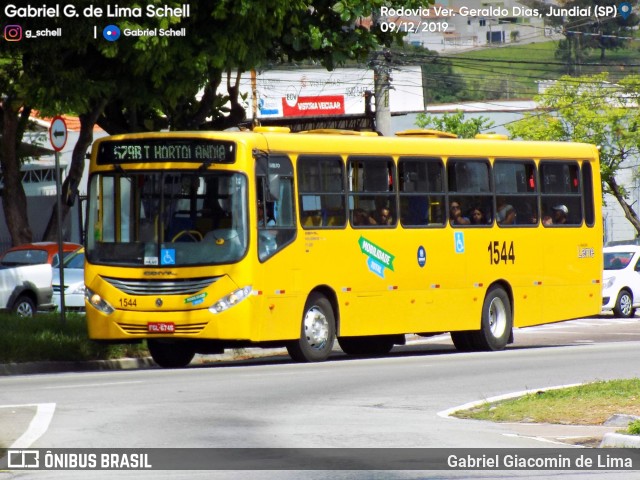 Viação Leme 1544 na cidade de Jundiaí, São Paulo, Brasil, por Gabriel Giacomin de Lima. Número da foto: #7376016.