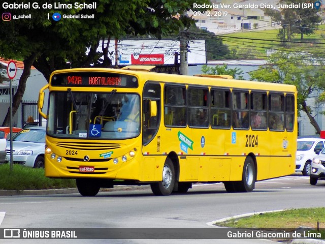 Viação Jundiaiense 2024 na cidade de Jundiaí, São Paulo, Brasil, por Gabriel Giacomin de Lima. ID da foto: 7376045.