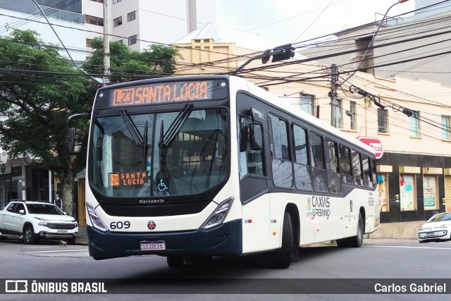 Visate - Viação Santa Tereza 609 na cidade de Caxias do Sul, Rio Grande do Sul, Brasil, por Carlos Gabriel. Número da foto: #7376802.