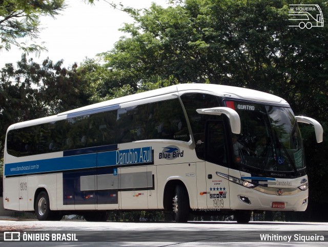 VIDA - Viação Danúbio Azul 19019 na cidade de São Paulo, São Paulo, Brasil, por Whitiney Siqueira. ID da foto: 7376215.