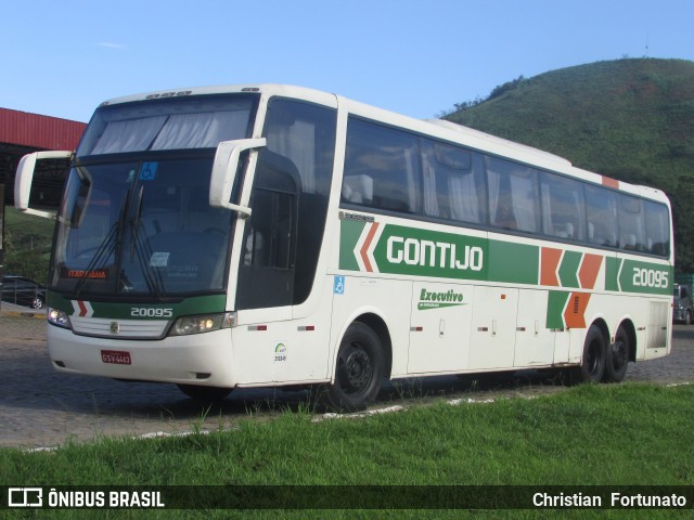Empresa Gontijo de Transportes 20095 na cidade de Leopoldina, Minas Gerais, Brasil, por Christian  Fortunato. Número da foto: #7374733.