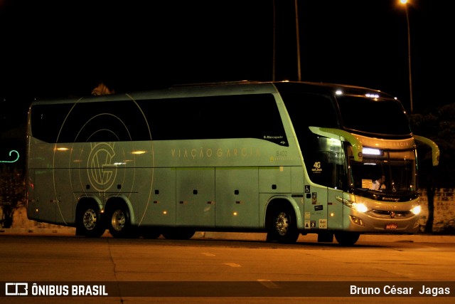 Viação Garcia 8402 na cidade de Maringá, Paraná, Brasil, por Bruno César  Jagas. ID da foto: 7375986.