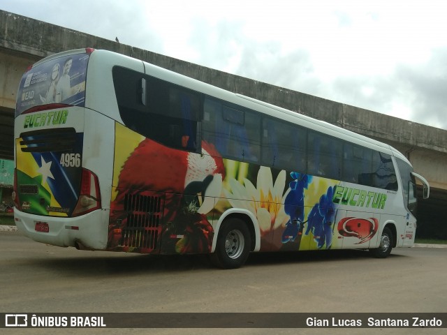 Eucatur - Empresa União Cascavel de Transportes e Turismo 4956 na cidade de Ji-Paraná, Rondônia, Brasil, por Gian Lucas  Santana Zardo. ID da foto: 7374484.