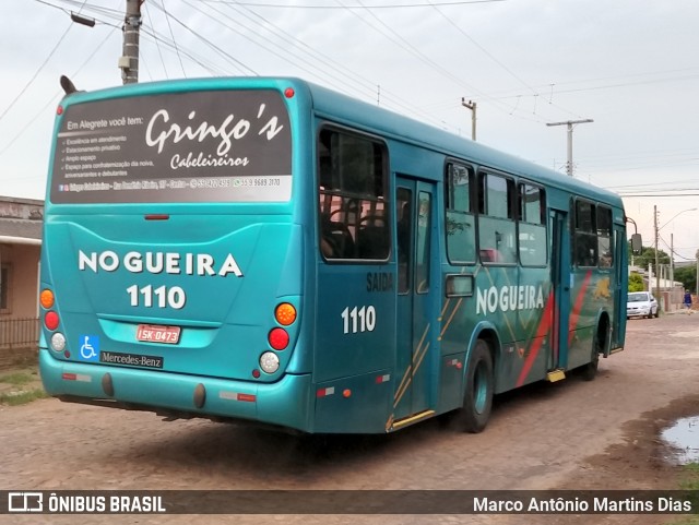 Viação Nogueira 1110 na cidade de Alegrete, Rio Grande do Sul, Brasil, por Marco Antônio Martins Dias. ID da foto: 7377529.