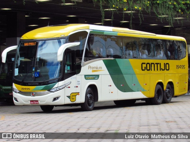 Empresa Gontijo de Transportes 19495 na cidade de Belo Horizonte, Minas Gerais, Brasil, por Luiz Otavio Matheus da Silva. ID da foto: 7376034.