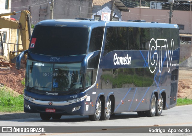 Viação Cometa 17322 na cidade de Conselheiro Lafaiete, Minas Gerais, Brasil, por Rodrigo  Aparecido. Número da foto: #7376560.