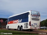 Unesul de Transportes 5766 na cidade de Cascavel, Paraná, Brasil, por Carlos Oliveira. ID da foto: :id.