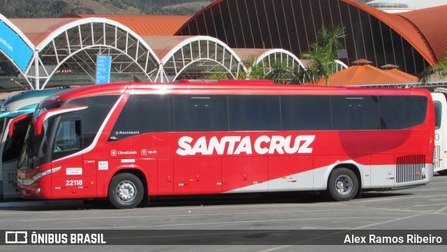 Viação Santa Cruz 22118 na cidade de Aparecida, São Paulo, Brasil, por Alex Ramos Ribeiro. ID da foto: 7380683.