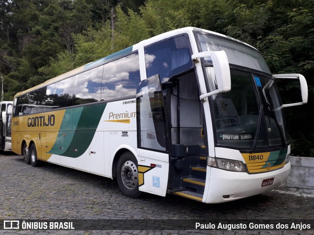 Empresa Gontijo de Transportes 11840 na cidade de Manhuaçu, Minas Gerais, Brasil, por Paulo Augusto Gomes dos Anjos. Número da foto: #7381884.