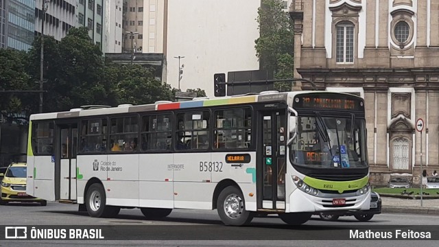 Viação Nossa Senhora de Lourdes B58132 na cidade de Rio de Janeiro, Rio de Janeiro, Brasil, por Matheus Feitosa . Número da foto: #7381034.