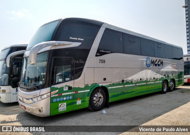 MCCM Transportes 759 na cidade de Aparecida, São Paulo, Brasil, por Vicente de Paulo Alves. Número da foto: #7379830.