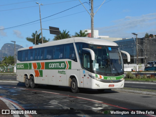 Empresa Gontijo de Transportes 21725 na cidade de Vitória, Espírito Santo, Brasil, por Wellington  da Silva Felix. ID da foto: 7379938.