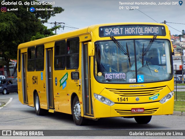 Viação Leme 1541 na cidade de Jundiaí, São Paulo, Brasil, por Gabriel Giacomin de Lima. Número da foto: #7379568.