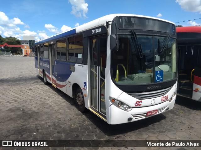 Viação São Cristóvão 1020 na cidade de Divinópolis, Minas Gerais, Brasil, por Vicente de Paulo Alves. Número da foto: #7379875.