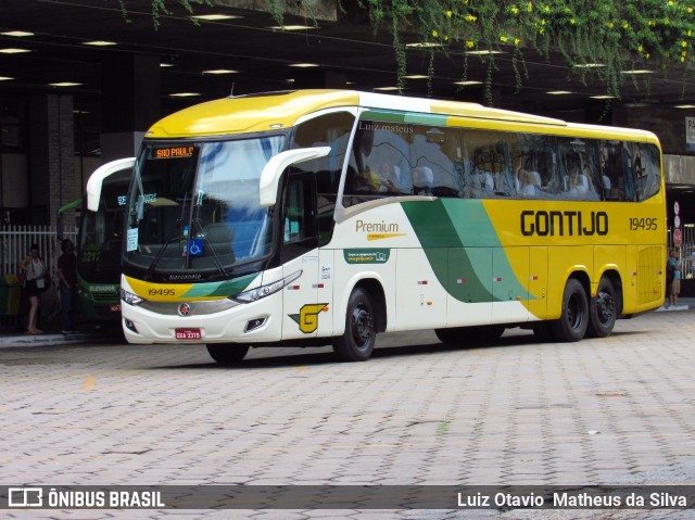 Empresa Gontijo de Transportes 19495 na cidade de Belo Horizonte, Minas Gerais, Brasil, por Luiz Otavio Matheus da Silva. ID da foto: 7380944.