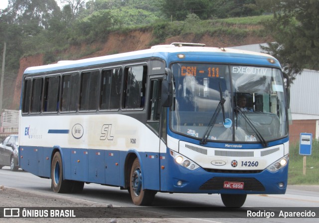Viação São Luiz 14260 na cidade de Conselheiro Lafaiete, Minas Gerais, Brasil, por Rodrigo  Aparecido. Número da foto: #7379578.