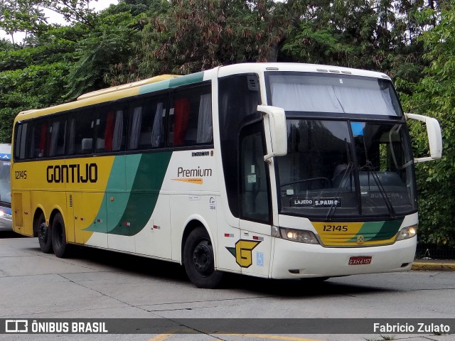 Empresa Gontijo de Transportes 12145 na cidade de São Paulo, São Paulo, Brasil, por Fabricio Zulato. ID da foto: 7379608.