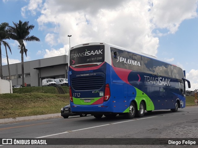 Trans Isaak Turismo 1712 na cidade de Formiga, Minas Gerais, Brasil, por Diego Felipe. ID da foto: 7378760.