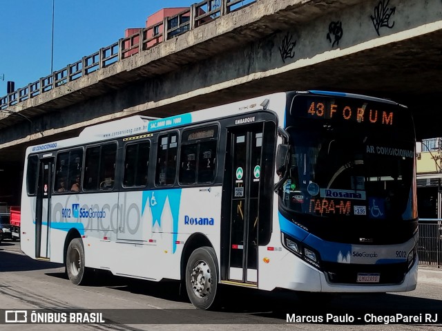 Rosana Transporte e Turismo 9.012 na cidade de São Gonçalo, Rio de Janeiro, Brasil, por Marcus Paulo - ChegaParei RJ. Número da foto: #7381889.