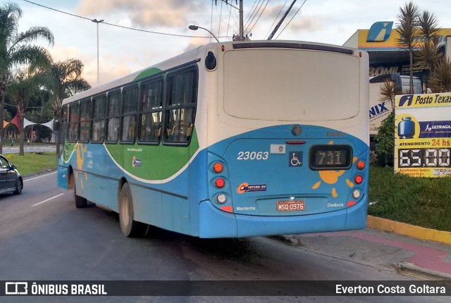 Viação Grande Vitória 23063 na cidade de Cariacica, Espírito Santo, Brasil, por Everton Costa Goltara. Número da foto: #7380202.