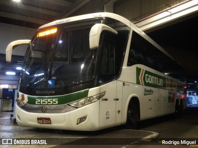 Empresa Gontijo de Transportes 21555 na cidade de Rio de Janeiro, Rio de Janeiro, Brasil, por Rodrigo Miguel. Número da foto: #7381323.