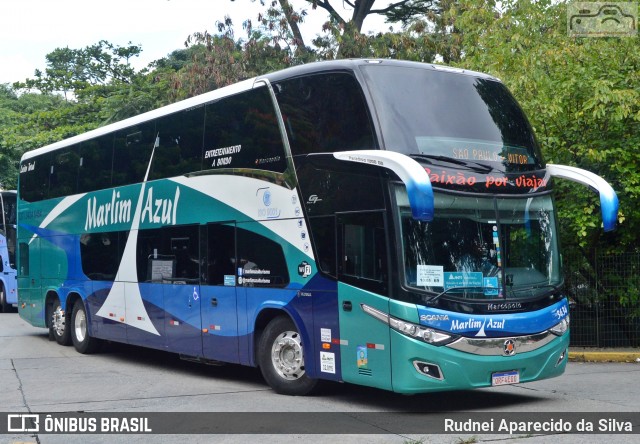 Marlim Azul Turismo 3434 na cidade de São Paulo, São Paulo, Brasil, por Rudnei Aparecido da Silva. ID da foto: 7379269.