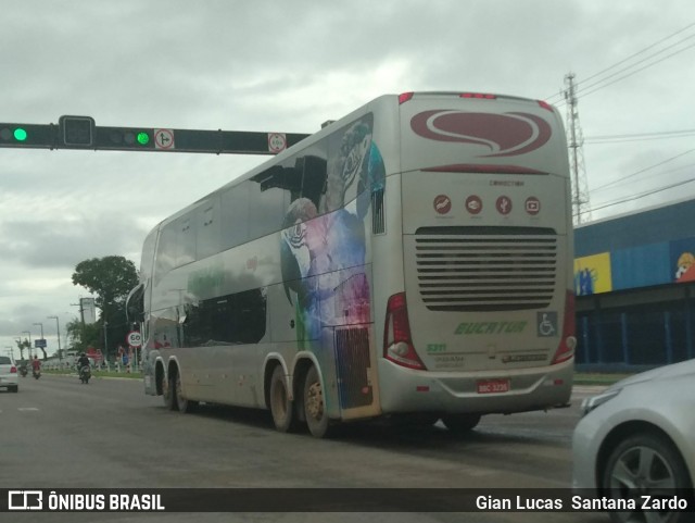 Eucatur - Empresa União Cascavel de Transportes e Turismo 5311 na cidade de Ji-Paraná, Rondônia, Brasil, por Gian Lucas  Santana Zardo. Número da foto: #7379330.