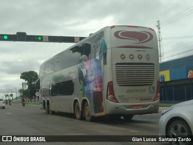 Eucatur - Empresa União Cascavel de Transportes e Turismo 5311 na cidade de Ji-Paraná, Rondônia, Brasil, por Gian Lucas  Santana Zardo. ID da foto: 7379330.