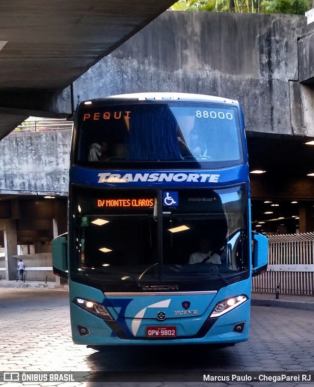 Transnorte - Transporte e Turismo Norte de Minas 88000 na cidade de Belo Horizonte, Minas Gerais, Brasil, por Marcus Paulo - ChegaParei RJ. Número da foto: #7378599.