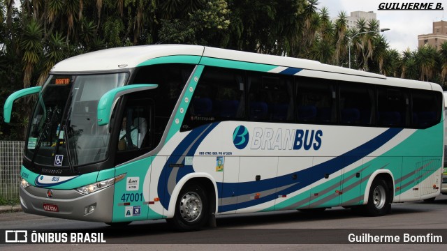 Brantur > Branbus > Viação Pato Branco 47001 na cidade de Curitiba, Paraná, Brasil, por Guilherme Bomfim. ID da foto: 7381391.