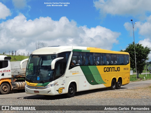 Empresa Gontijo de Transportes 19030 na cidade de João Monlevade, Minas Gerais, Brasil, por Antonio Carlos Fernandes. Número da foto: #7292819.