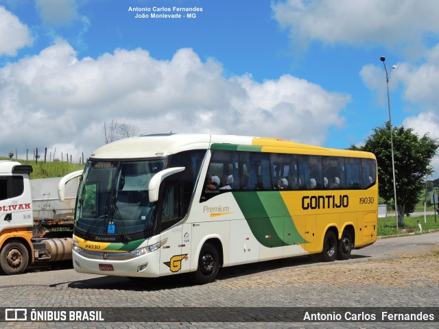 Empresa Gontijo de Transportes 19030 na cidade de João Monlevade, Minas Gerais, Brasil, por Antonio Carlos Fernandes. ID da foto: 7292819.