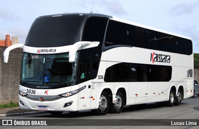 Kaissara - Viação Caiçara 3036 na cidade de São Paulo, São Paulo, Brasil, por Lucas Lima. Número da foto: #7295400.