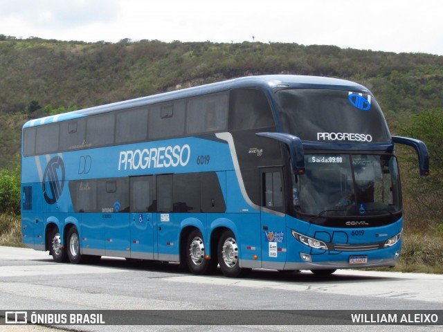 Auto Viação Progresso 6019 na cidade de Gravatá, Pernambuco, Brasil, por WILLIAM ALEIXO. ID da foto: 7294630.