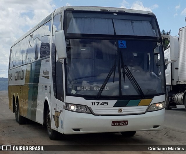 Empresa Gontijo de Transportes 11745 na cidade de Montes Claros, Minas Gerais, Brasil, por Cristiano Martins. ID da foto: 7294699.