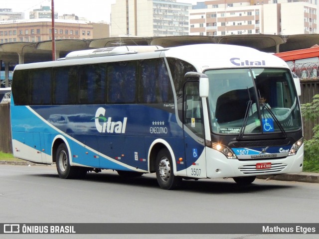 Citral Transporte e Turismo 3507 na cidade de Porto Alegre, Rio Grande do Sul, Brasil, por Matheus Etges. ID da foto: 7293862.