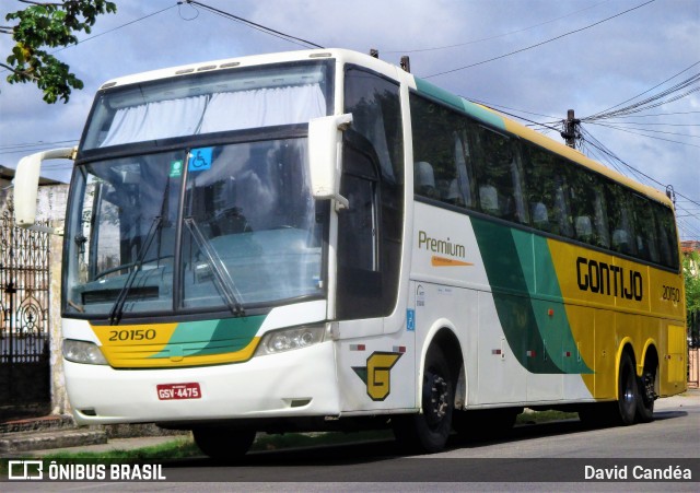 Empresa Gontijo de Transportes 20150 na cidade de Fortaleza, Ceará, Brasil, por David Candéa. ID da foto: 7292811.